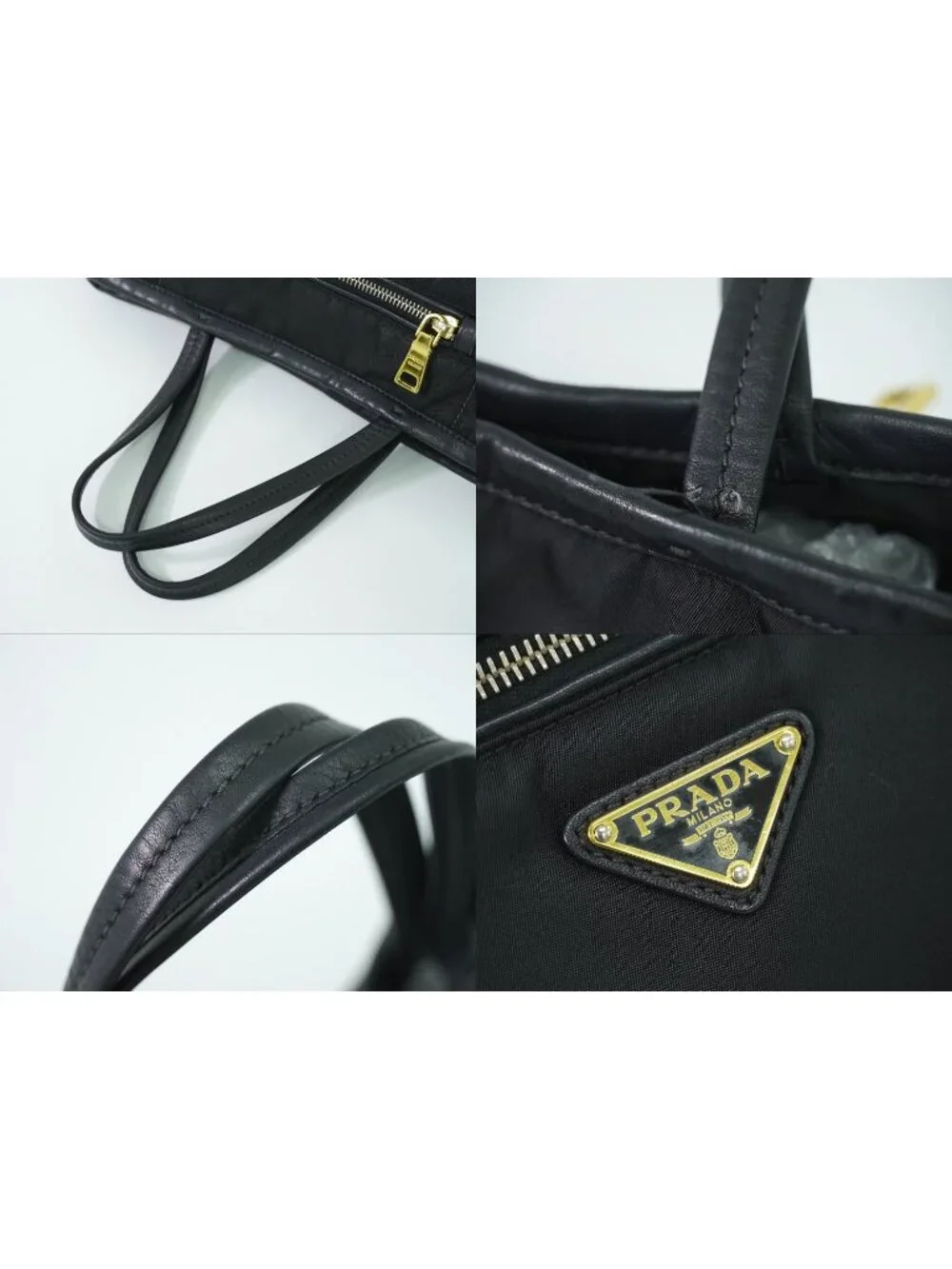 Prada Tessuto Tote Nylon Black